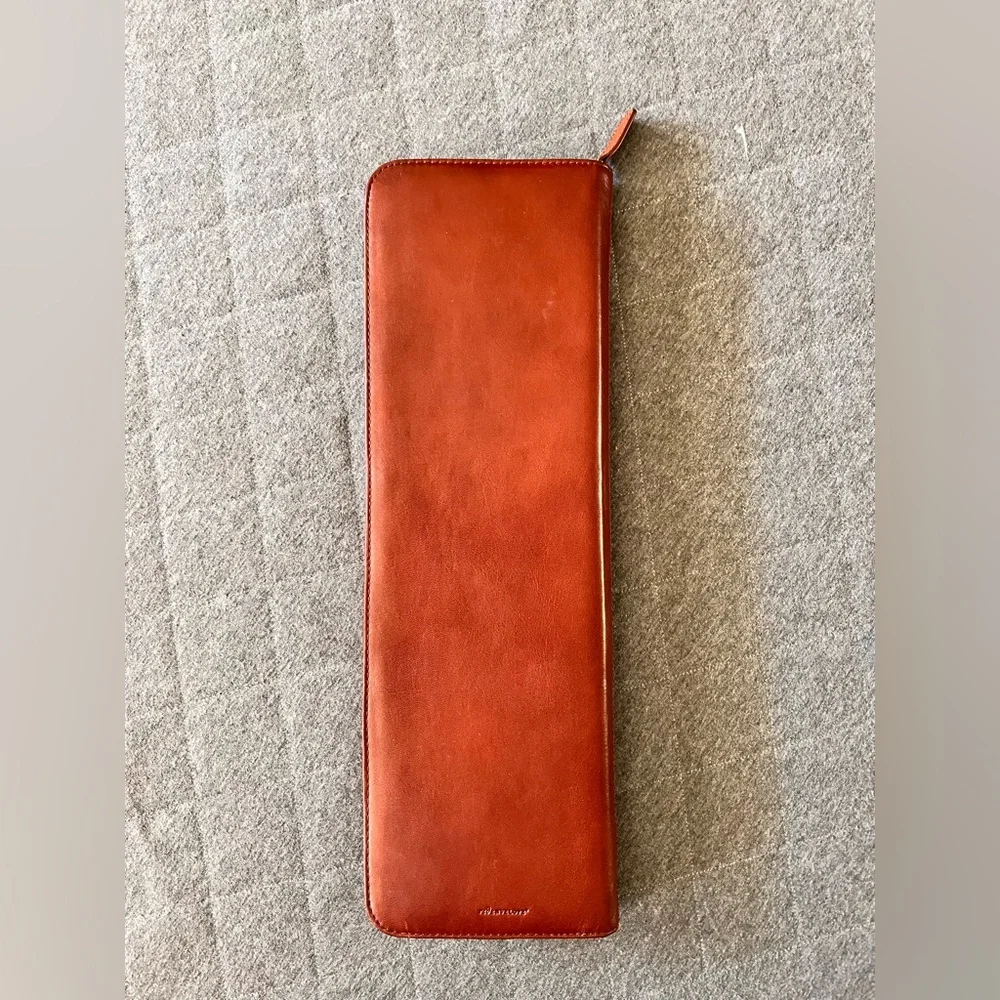 RED ENVELOPE Travel Tie or Belt Carry Case New